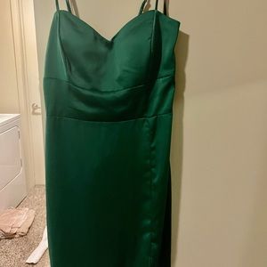 Brand new emerald green mini dress